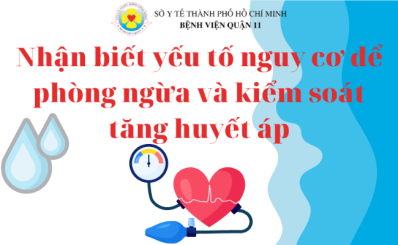 (HCDC) - Nhận biết yếu tố nguy cơ để phòng ngừa và kiểm soát tăng huyết áp
